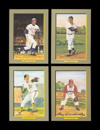 A Group of 9 Signed Autograph Perez-Steele Great Moments Cards (Beckett Authentication Services Certified),