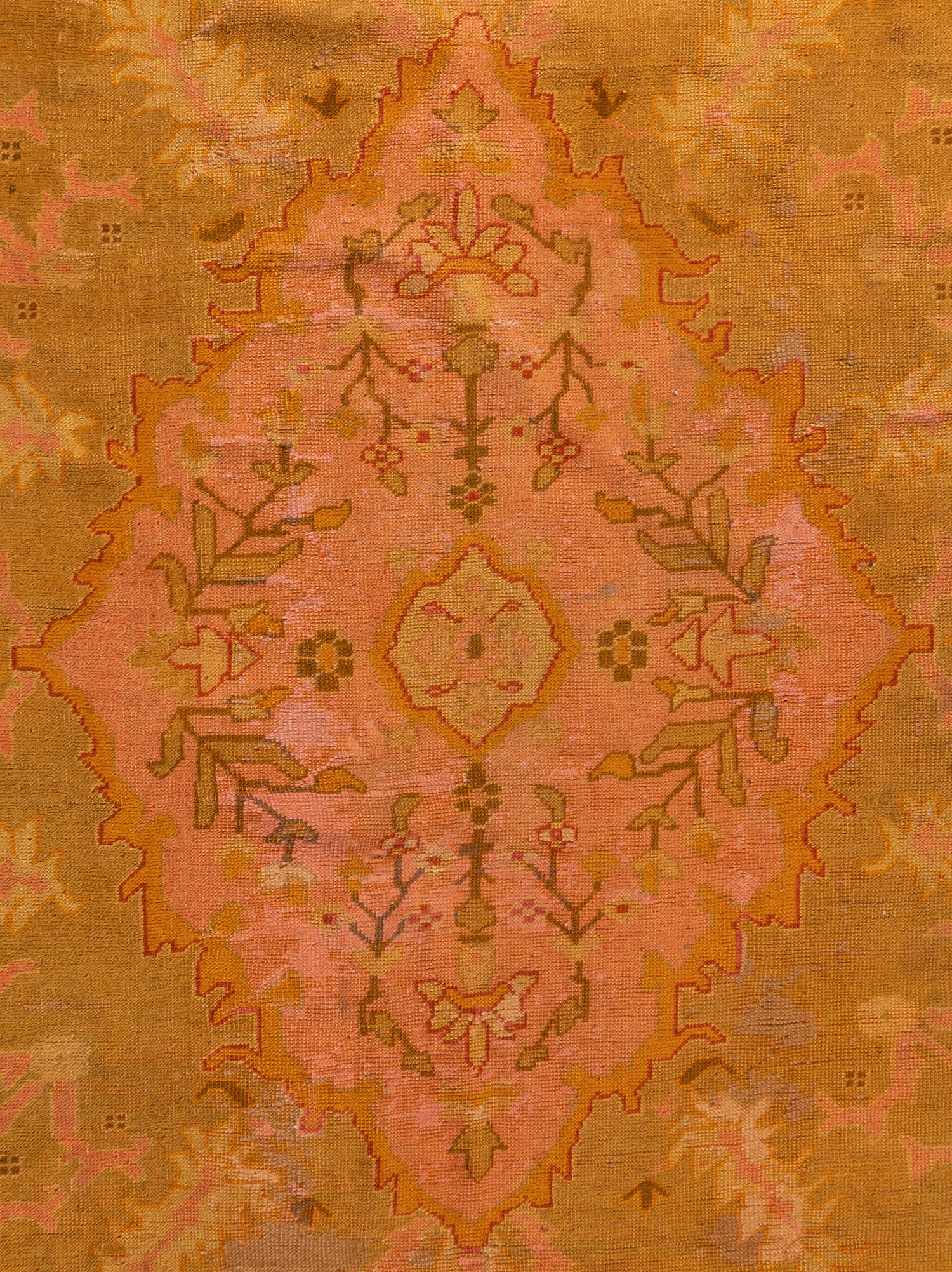 An Oushak Wool Rug