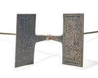 A Group of Five Wrought Iron Waffle Irons, French and Flemish, Late 18th and 19th Century