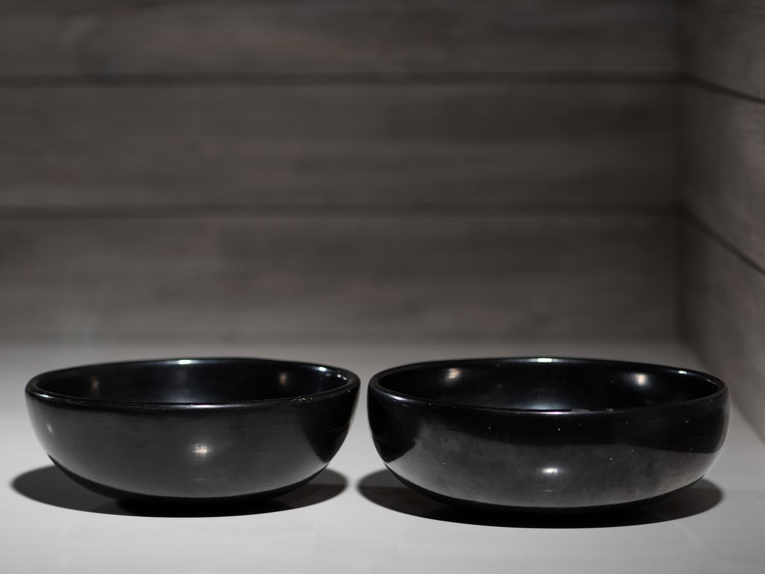 Blackware Pottery Bowls 1923-1925 and 1956-1965