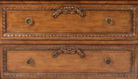 A Pair of Louis XVI Provincial Style Walnut Commodes
