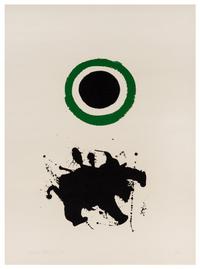 Adolph Gottlieb, (American, 1903-1974), Green Halo, 1966