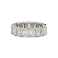 DIAMOND AND PLATINUM ETERNITY BAND