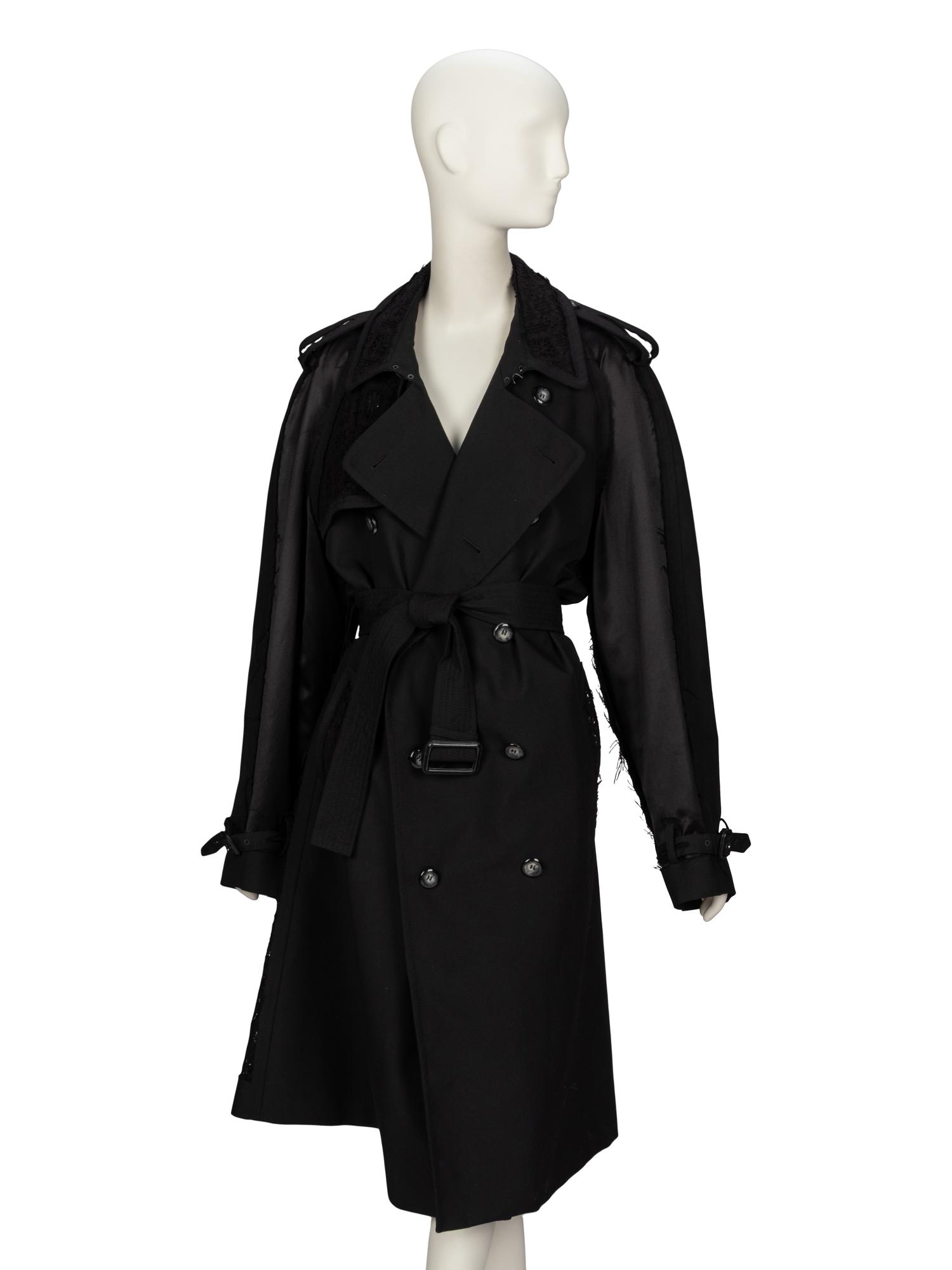 Maison Margiela, Lace-Embellished Trench Coat