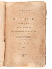 Journals of Congress. Philadelphia: Folwell's Press, David C. Claypoole, John Dunlap and New York : John Patterson, 1782-1801.