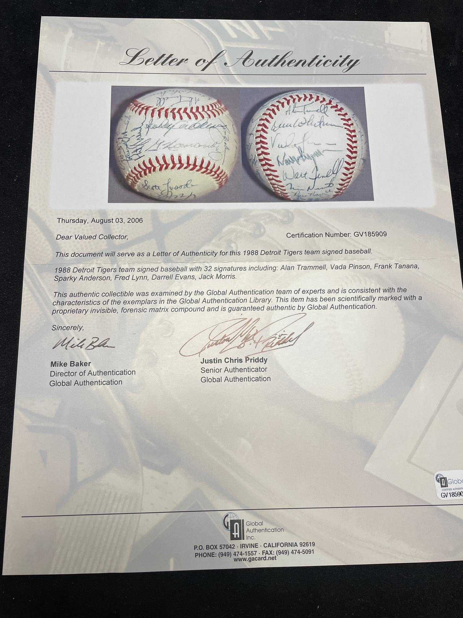A Large Group of Assorted 1960s-2000s Detroit Tigers Team Signed Autograph Baseballs