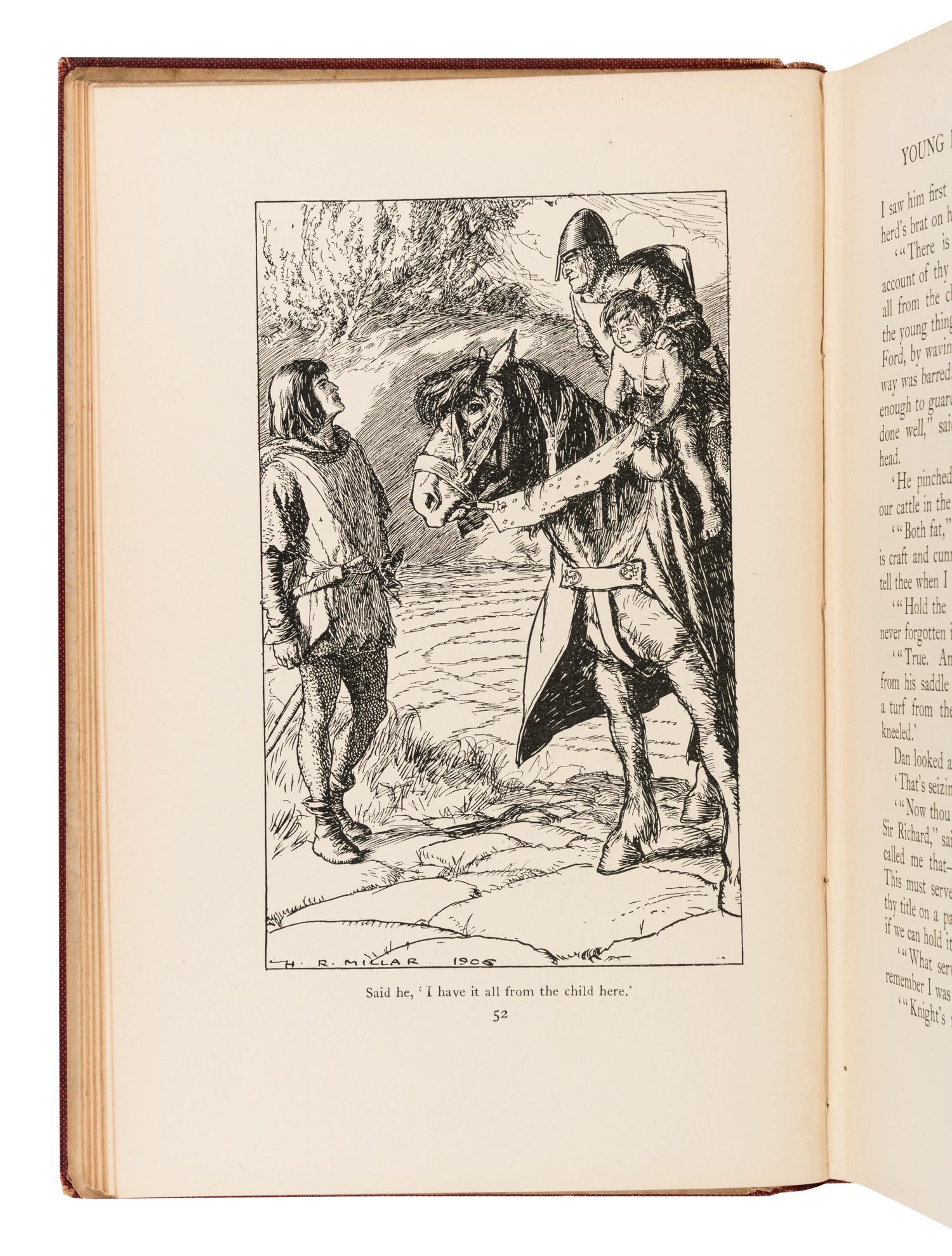 KIPLING, Rudyard (1865-1936). Puck of Pook's Hill. London: MacMillan & Co. , 1906.
