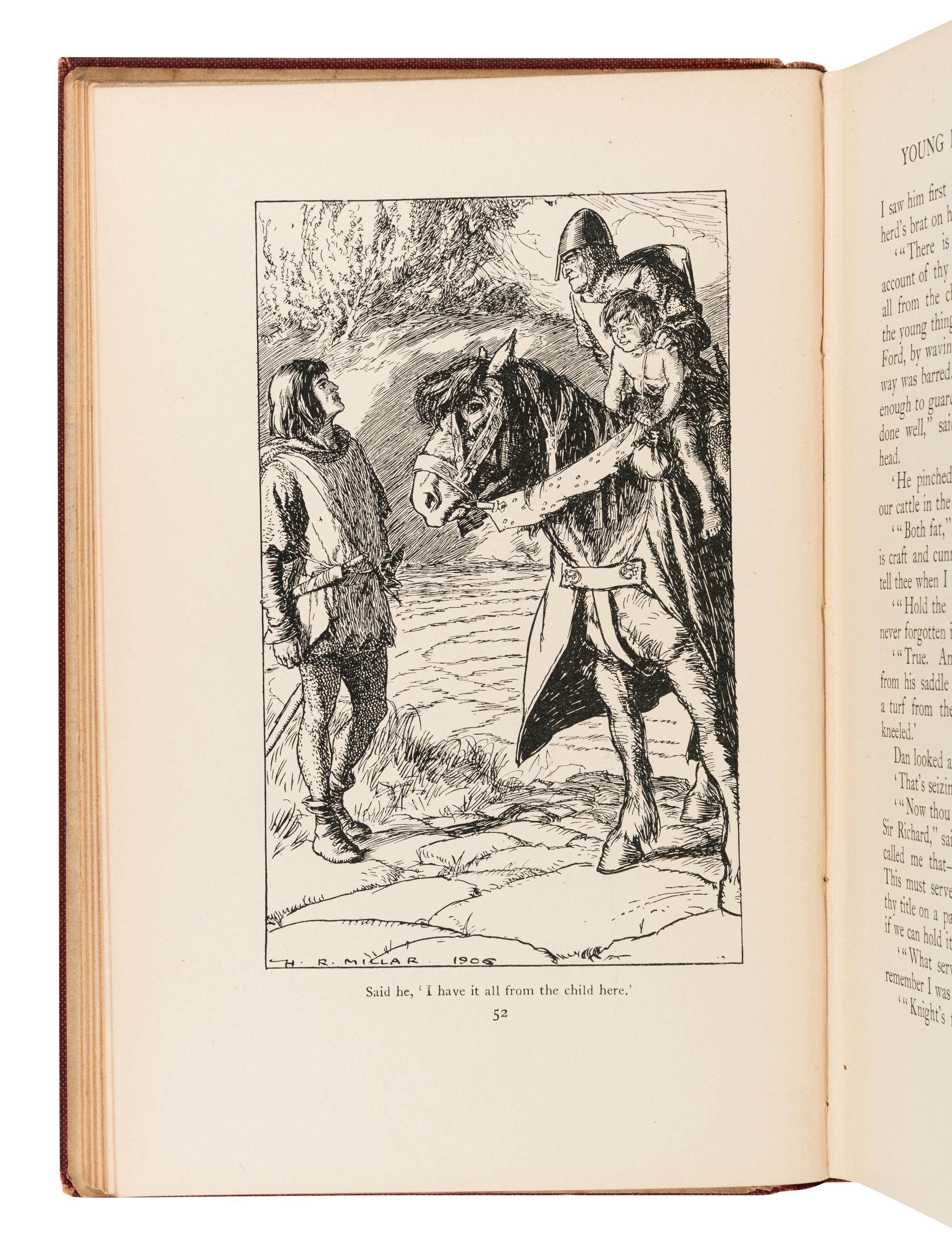 KIPLING, Rudyard (1865-1936). Puck of Pook's Hill. London: MacMillan & Co. , 1906.