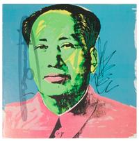 After Andy Warhol, (American, 1928-1987), Mao Tse-Tung, 1972 (announcement card for Multiples, Inc. and Castelli Graphics)