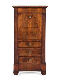 An Empire Mahogany Secrétaire à Abattant