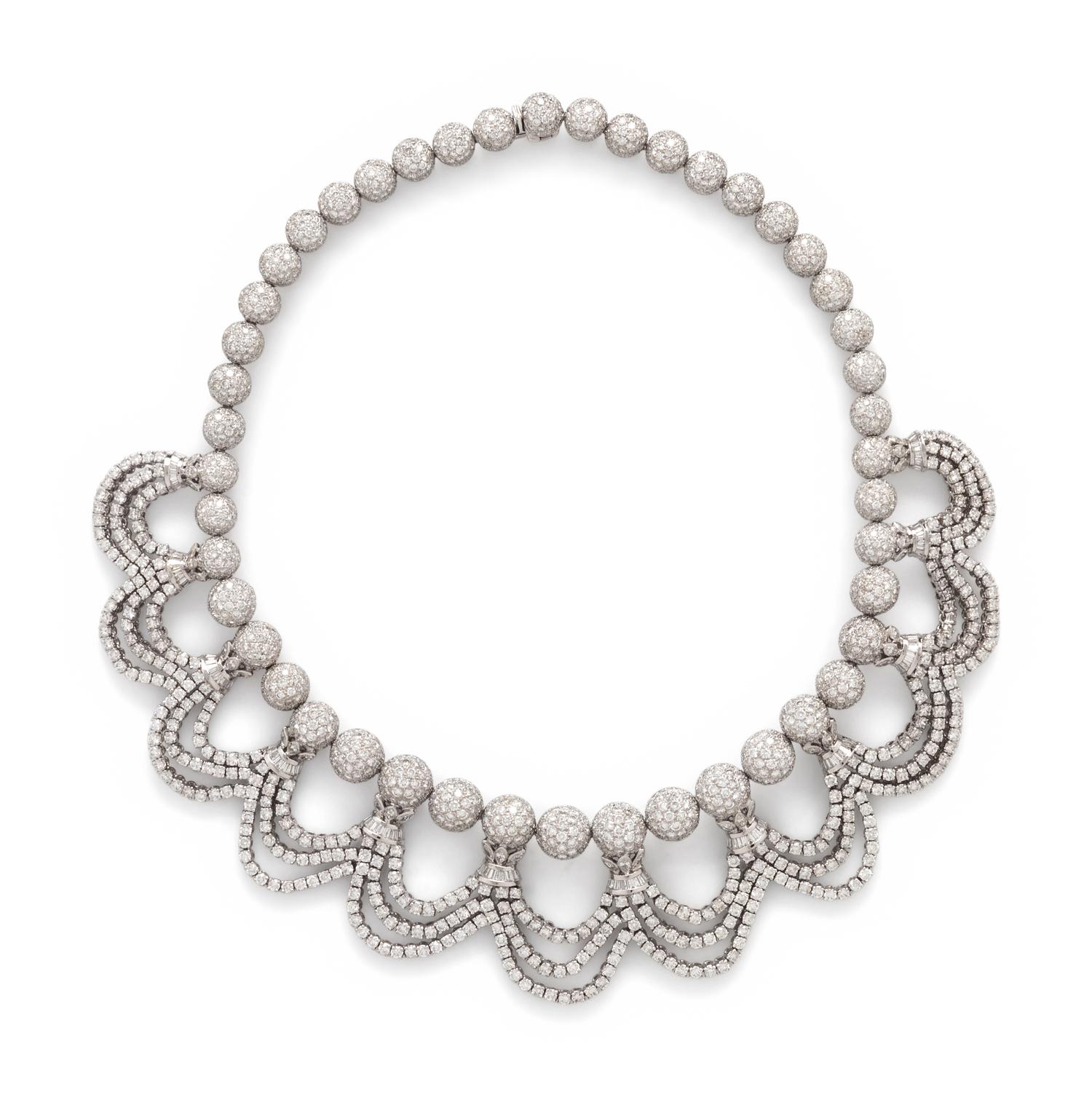 DIAMOND SWAG NECKLACE