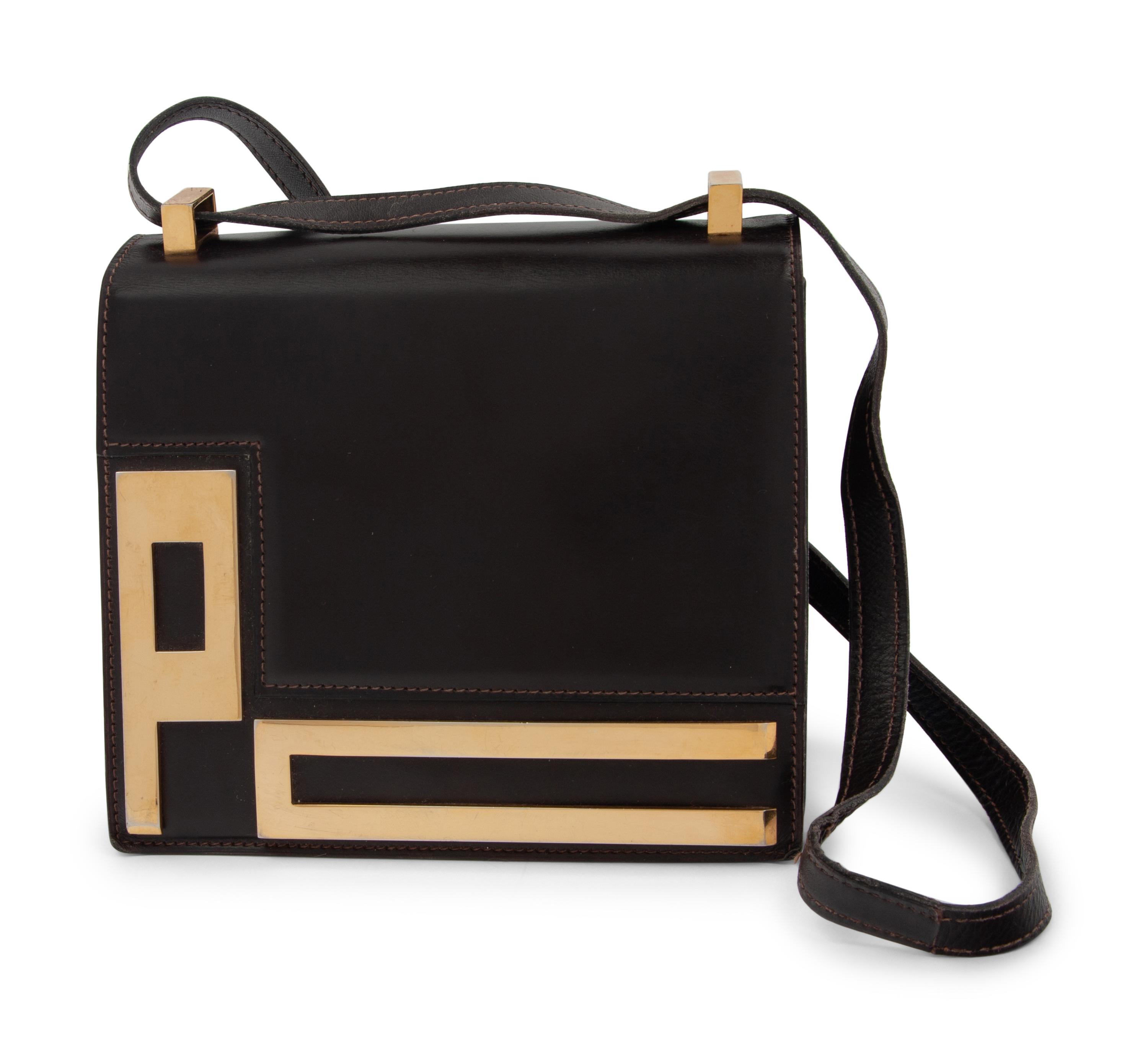 Pierre Cardin Leather Bag, 1960s