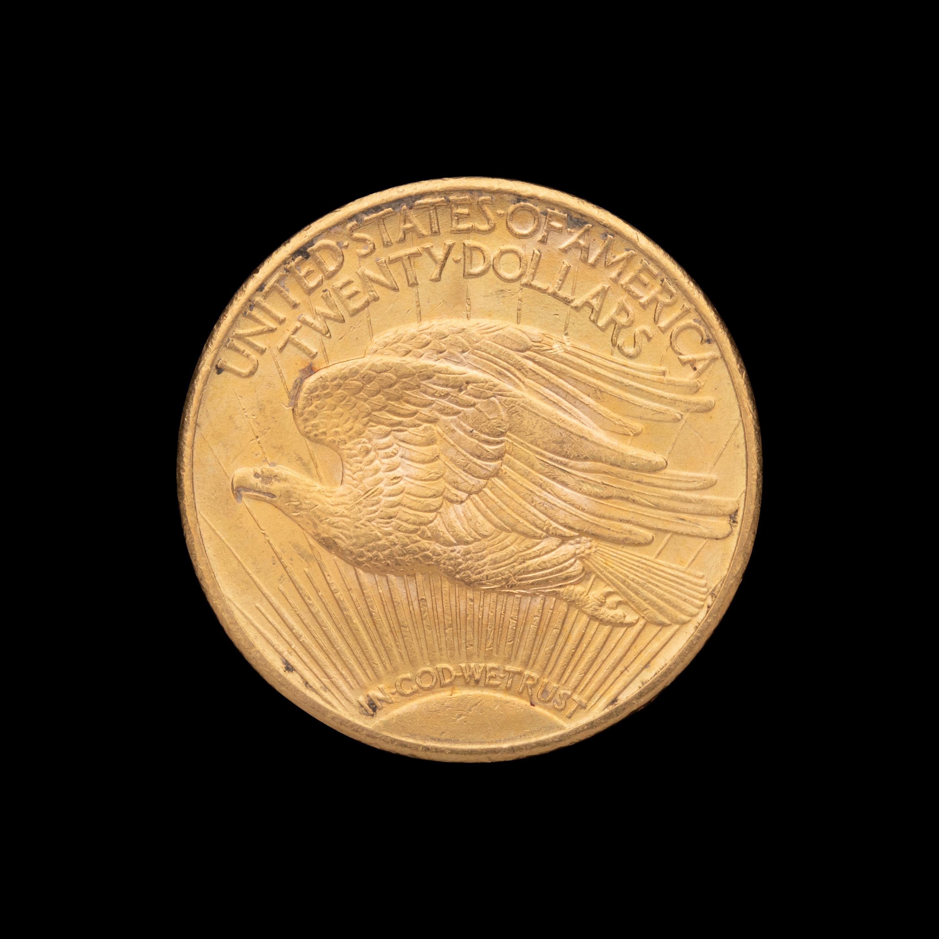 A 1924 Saint Gaudens $20 Gold Coin