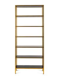 A Gilt Metal Étagère
