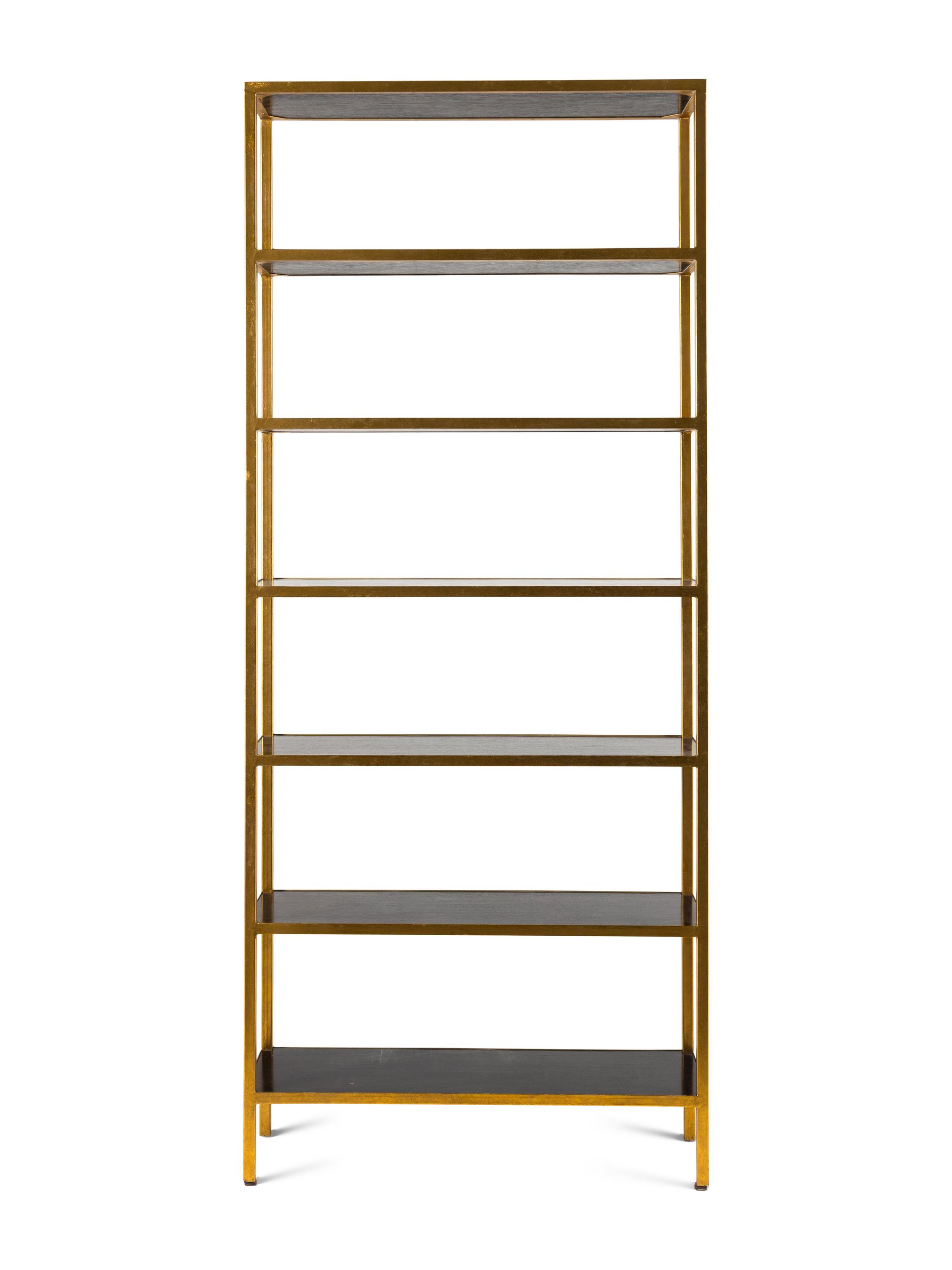 A Gilt Metal Étagère