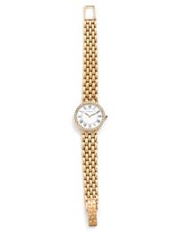 TIFFANY & CO., 14K AND DIAMOND WRISTWATCH