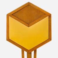 Frank Lloyd Wright A Hexagon-Back "Peacock" Chair from the Imperial Hotel, Tokyo, Japan, 1921-26, Matthew Brothers Furniture Company (maker, attributed), Milwaukee, Wisconsin
