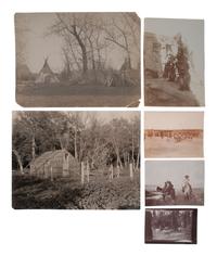 [NATIVE AMERICANS]. 31 photographs of Native American parades, ceremonies, & dwellings.