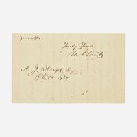 [Presidential] Grant, Ulysses S. Autograph Letter, signed
