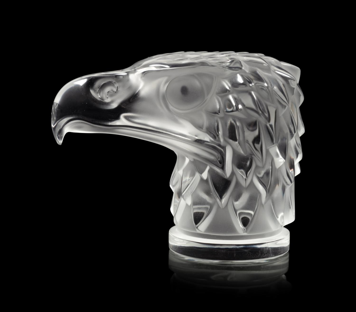 A Lalique Tête d'Aigle Paperweight