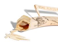Alaskan Scrimshawed Cribbage Board
