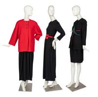 Geoffrey Beene Items: Coat, Jumpsuit, Skirt Suit, 1990s