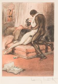 Louis Icart, (French, 1888-1950), two works