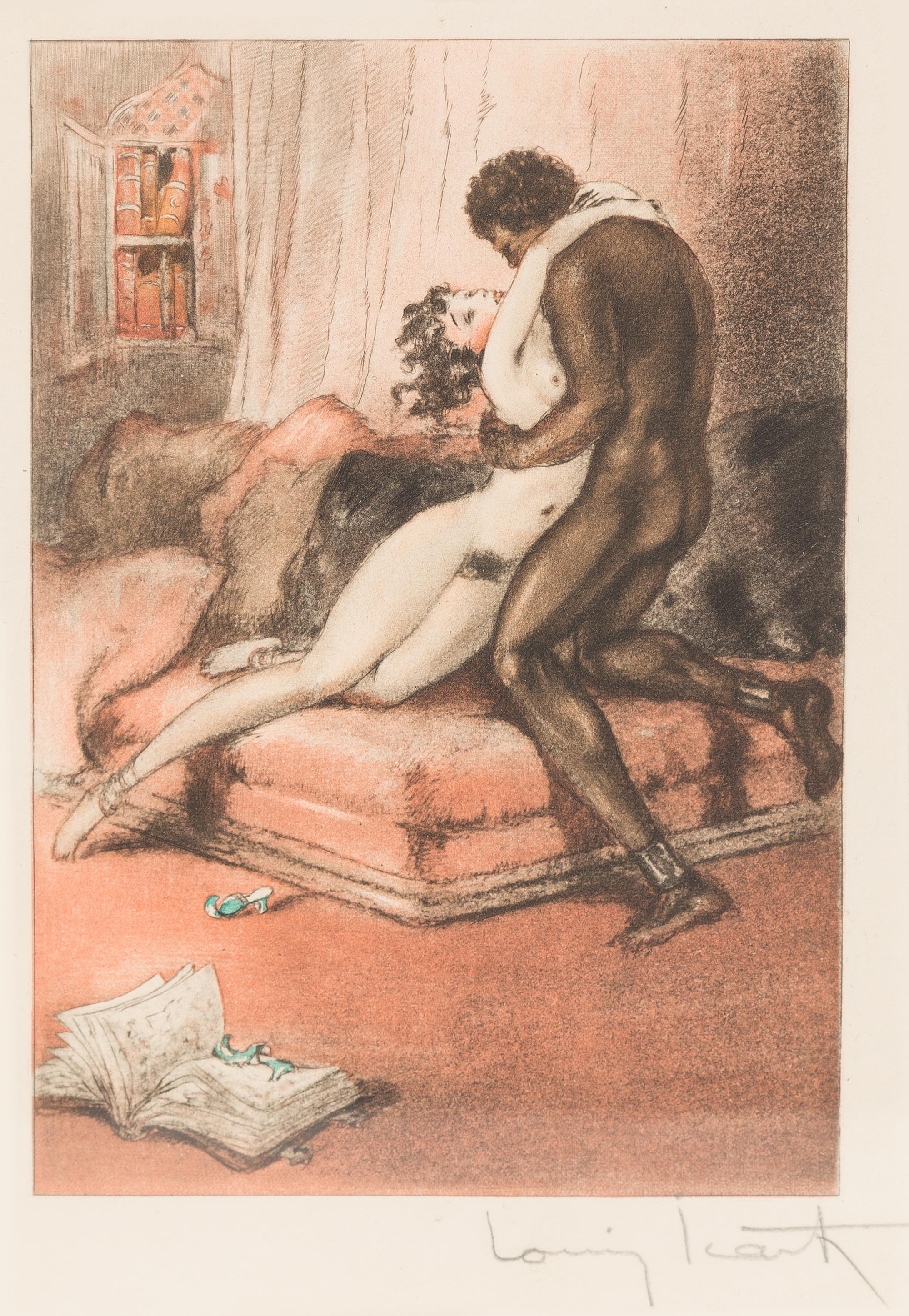 Louis Icart, (French, 1888-1950), two works