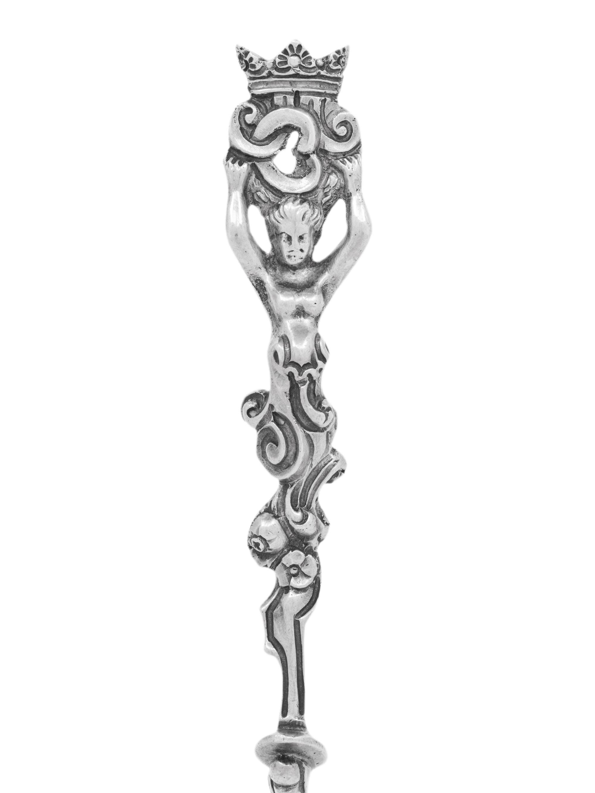 An Irish Victorian Silver Christening Spoon