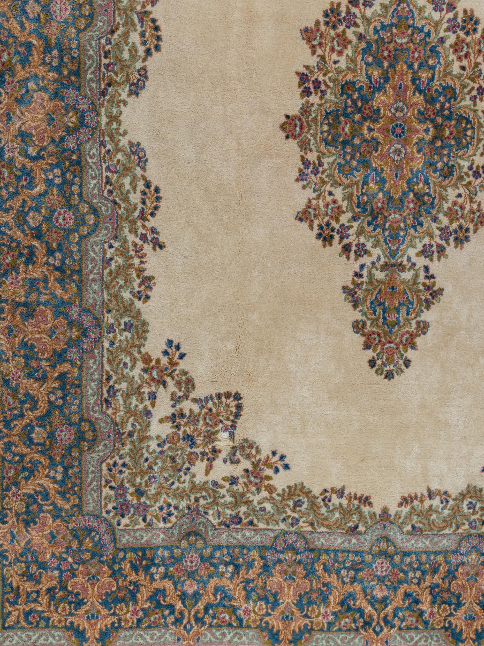 A Kirman Wool Rug