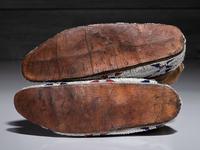 Cheyenne Beaded Hide Moccasins