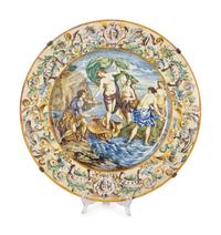 Three Italian Majolica Chargers — EARLY 20TH CENTURY