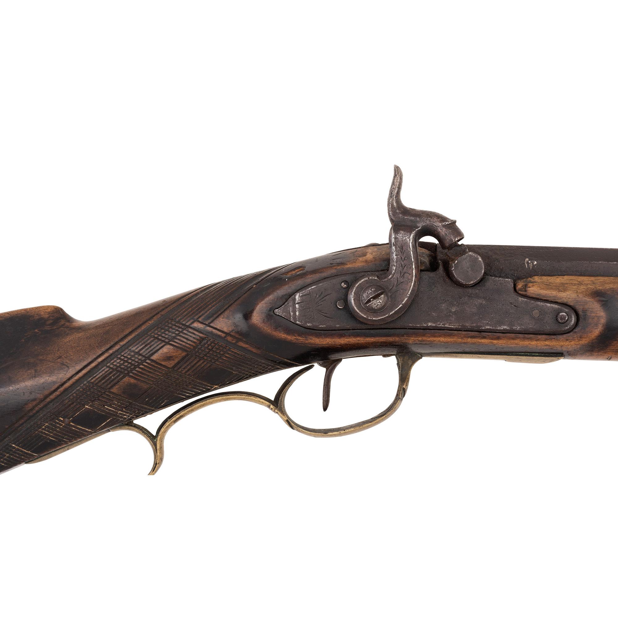 Percussion Indian Trade Rifle by A. Gumph