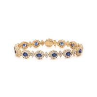 SAPPHIRE AND DIAMOND BRACELET