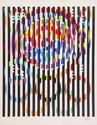Yaacov Agam, (Israeli, b. 1928), Message of Peace, 1988