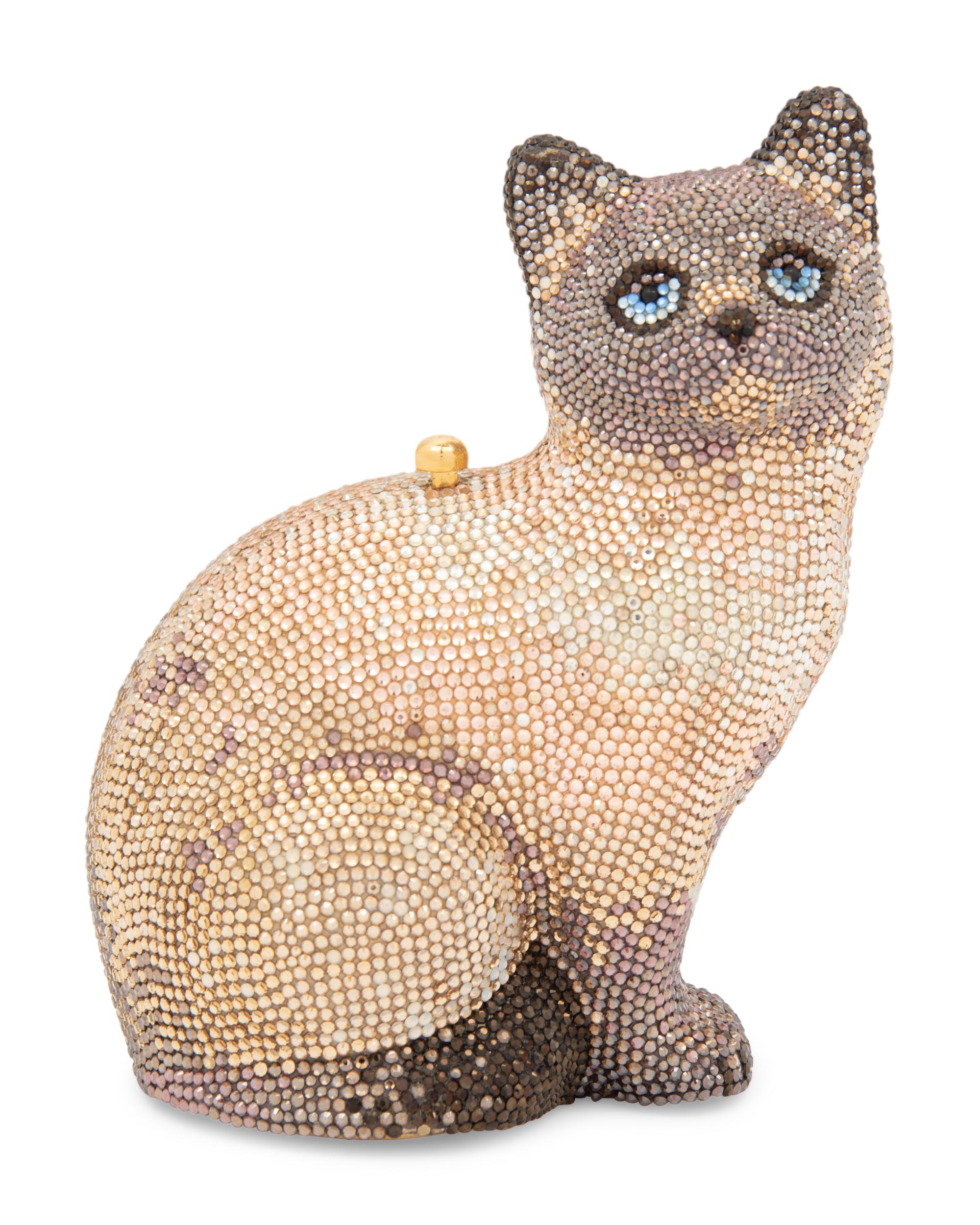 Judith Leiber Siamese Cat Minaudière