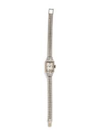 GIRARD-PERREGAUX, 14K WHITE GOLD AND DIAMOND WRISTWATCH