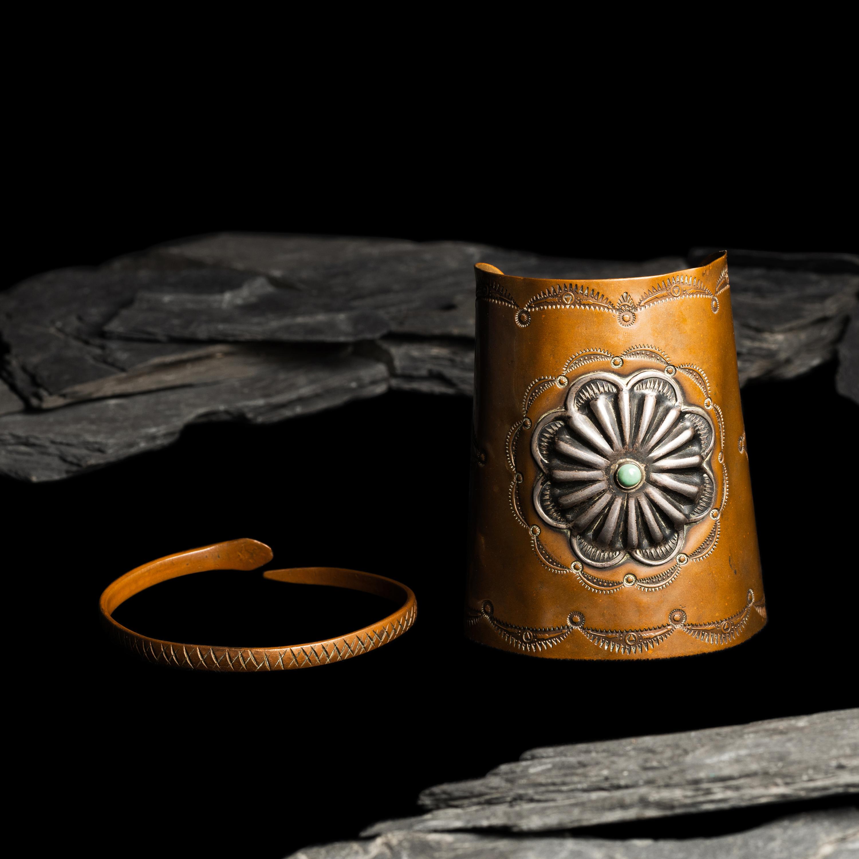 Navajo Copper Cuff Bracelets