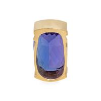 TANZANITE AND DIAMOND PENDANT