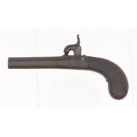 Tryon Retailer Marked English Percussion Twist-Off Pocket Pistol