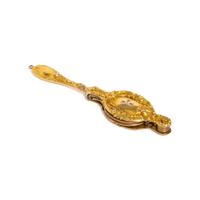YELLOW GOLD AND DIAMOND LORGNETTE