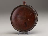 [CIVIL WAR]. Confederate canteen captured at Port Hudson by Sergeant Charles F. Waldron, Co. C, 24th Maine Infantry Regiment.