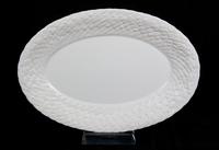 Four Miscellaneous Serving Platters Largest diameter 18 1/2 inches.