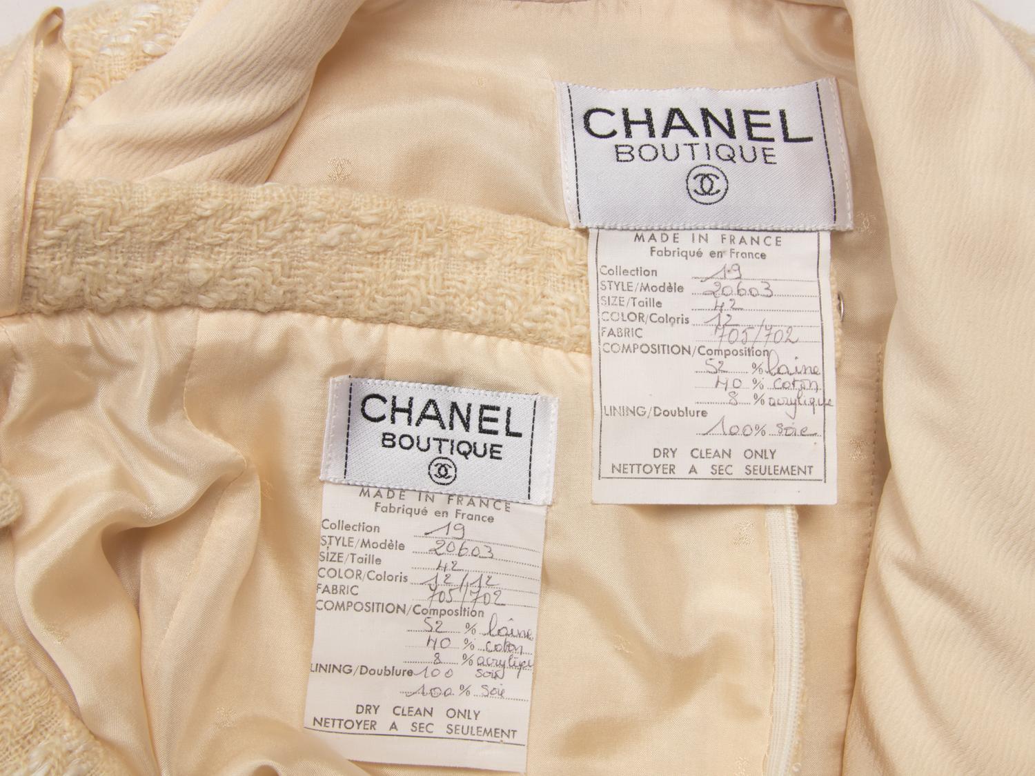 Chanel Tweed Skirt Suit