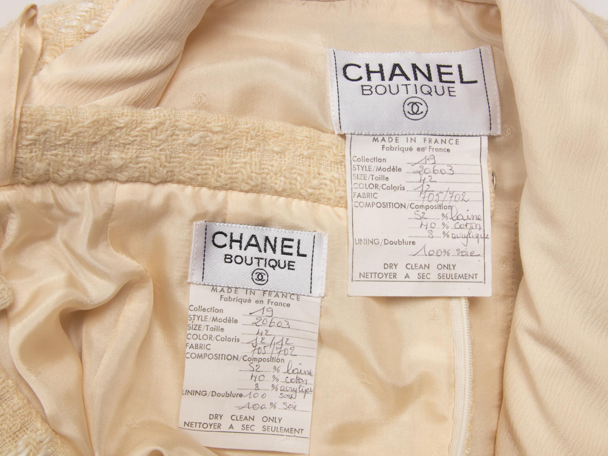 Chanel Tweed Skirt Suit