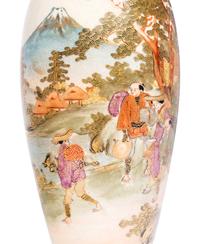 A Pair of Satsuma Vases