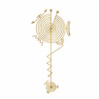 Wendy Ramshaw, Yellow Gold Wire Brooch