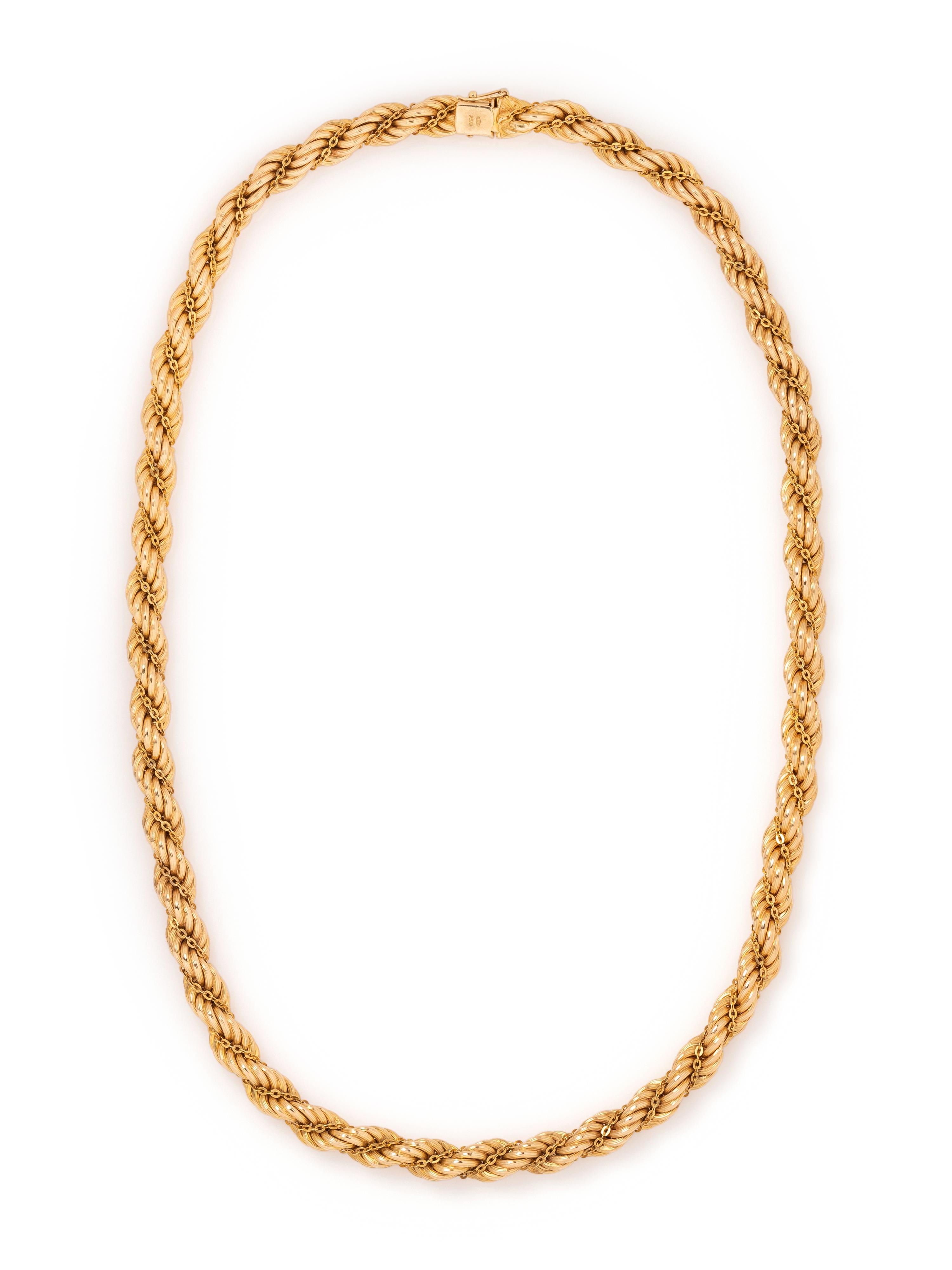 YELLOW GOLD NECKLACE