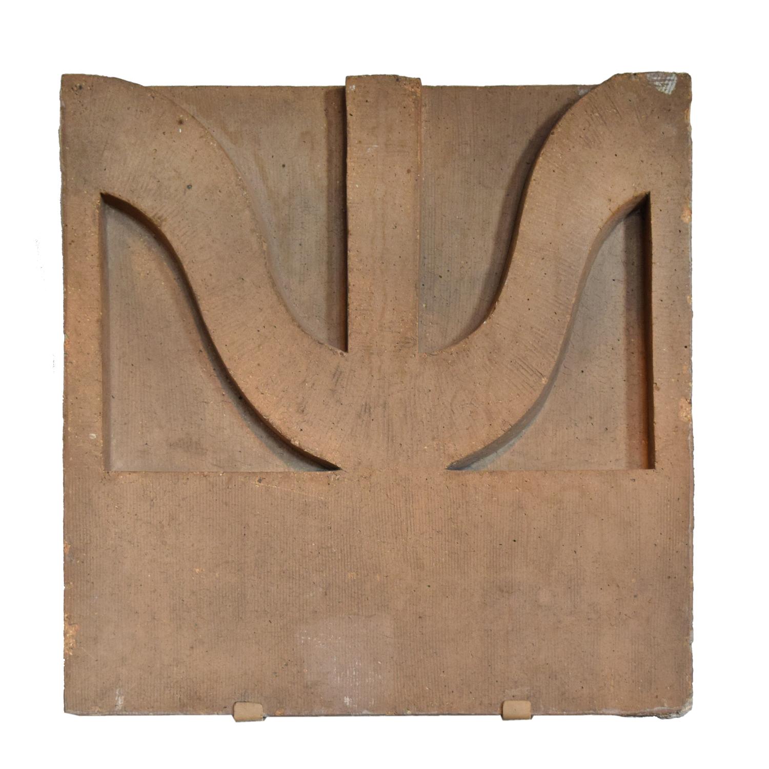 A Sullivan Designed Terra Cotta Facade Fragment from the St. Nicholas Hotel 22" W x 7.5" D x 23" H — United States, Circa 1894