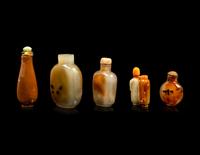 Five Chinese Snuff Bottles